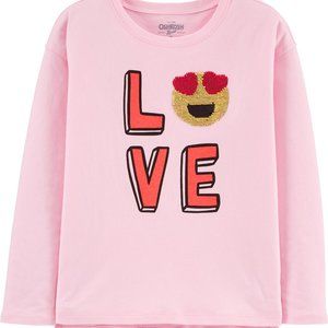 OSHKOSH Girl Flip Sequin Love Tee | 10 NWT